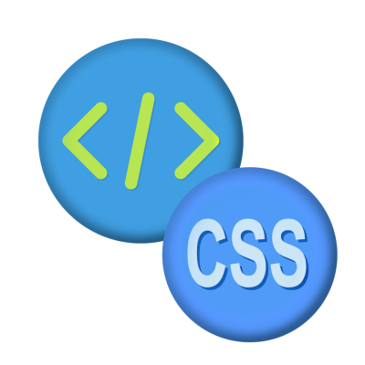 HTML-merkkaus ja CSS-muotoilut ikoni