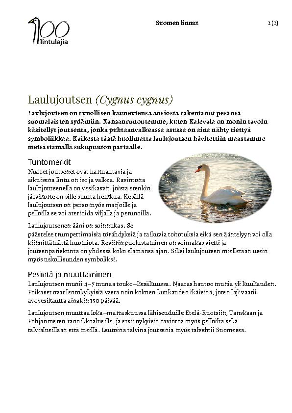 laulujoutsen