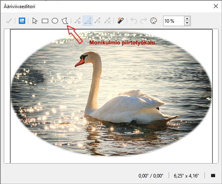 Writer-piirto LibreOffice - Rivittämisen rajan piirtäminen