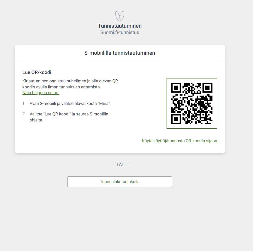 tyomarkkinatori-05 Tunnistautuminen QR-koodin avulla.